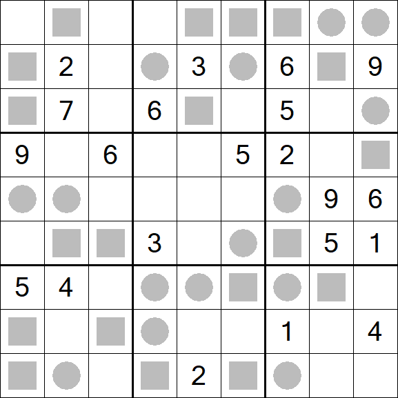 Even-Odd Sudoku - Difficile