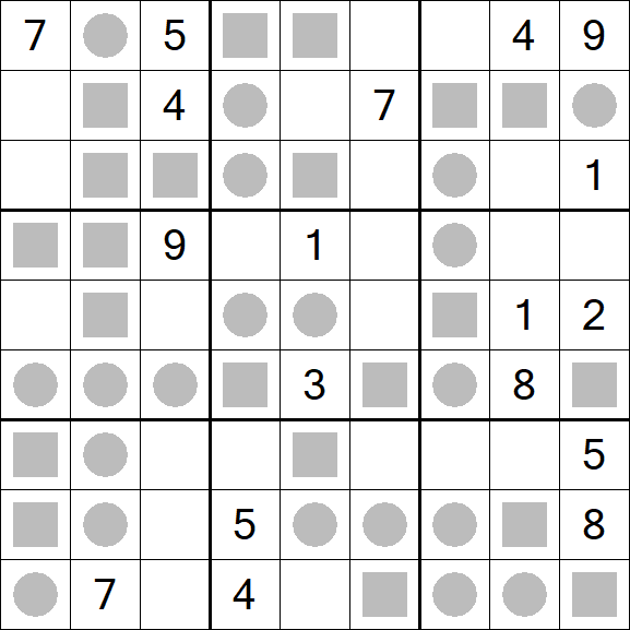 Even-Odd Sudoku - Difficile