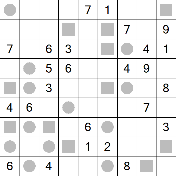 Even-Odd Sudoku - Difficile