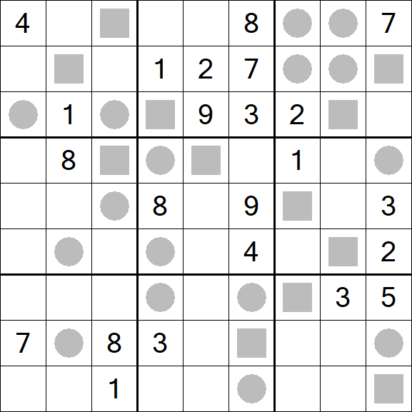 Even-Odd Sudoku - Difficile