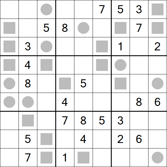 Even-Odd Sudoku - Difficile