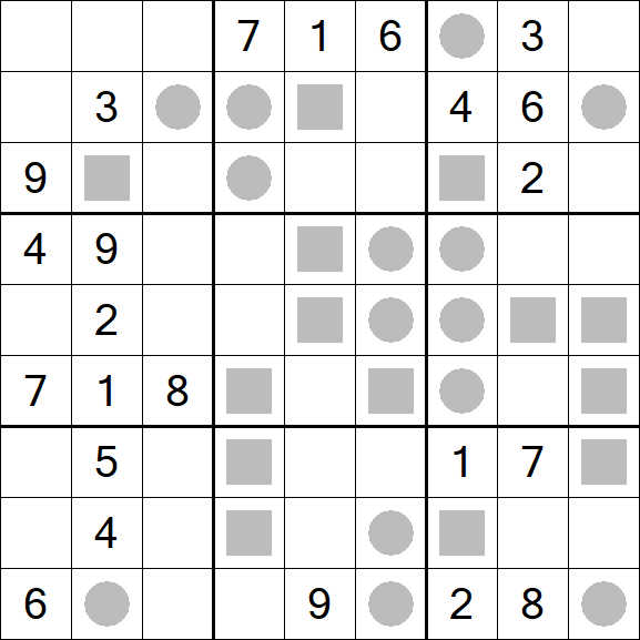 Even-Odd Sudoku - Difficile