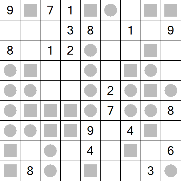 Even-Odd Sudoku - Difficile