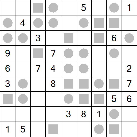 Even-Odd Sudoku - Difficile
