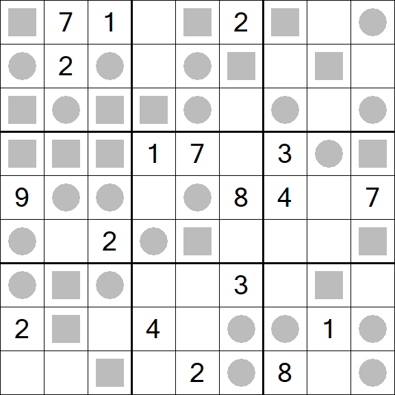 Even-Odd Sudoku - Difficile