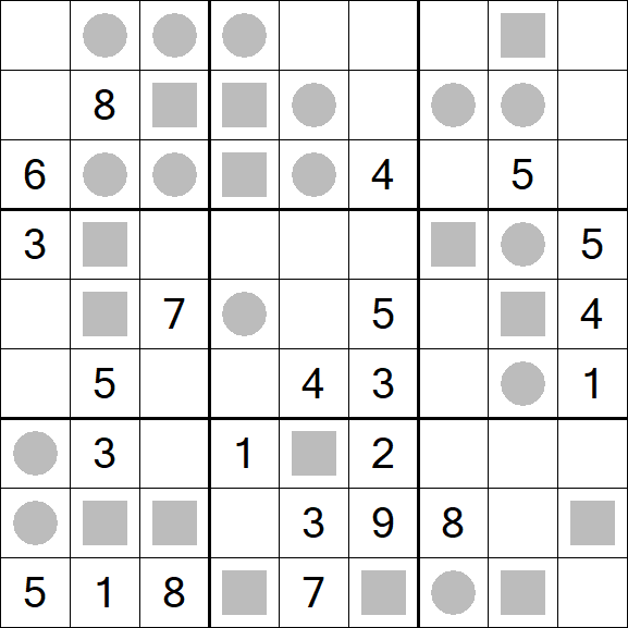 Even-Odd Sudoku - Difficile