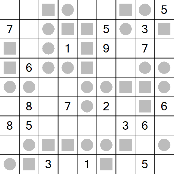 Even-Odd Sudoku - Difficile