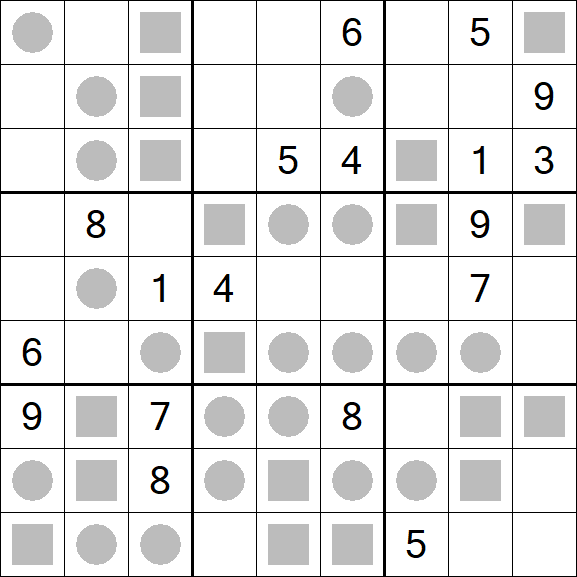 Even-Odd Sudoku - Difficile
