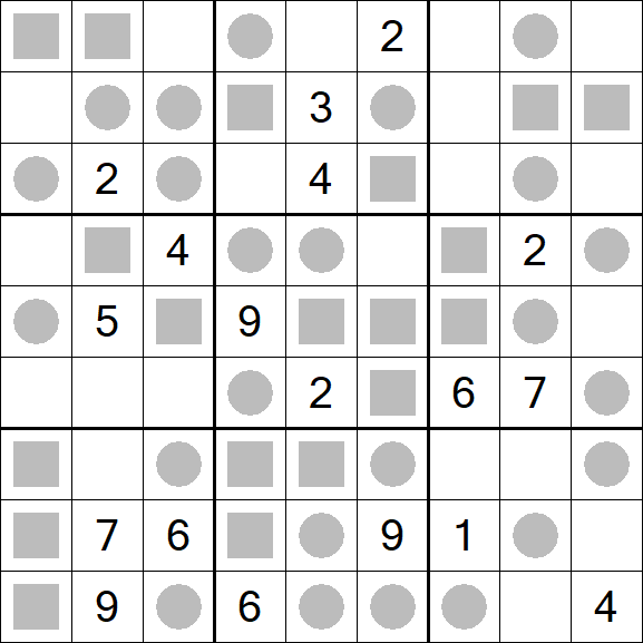 Even-Odd Sudoku - Difficile