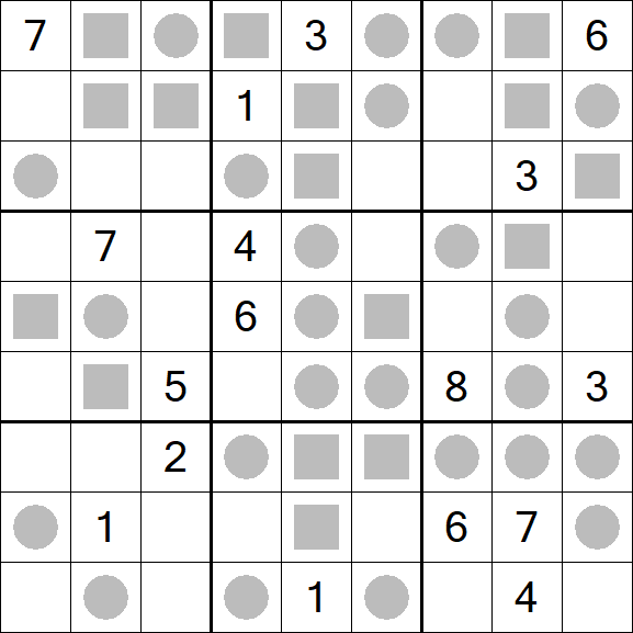 Even-Odd Sudoku - Difficile
