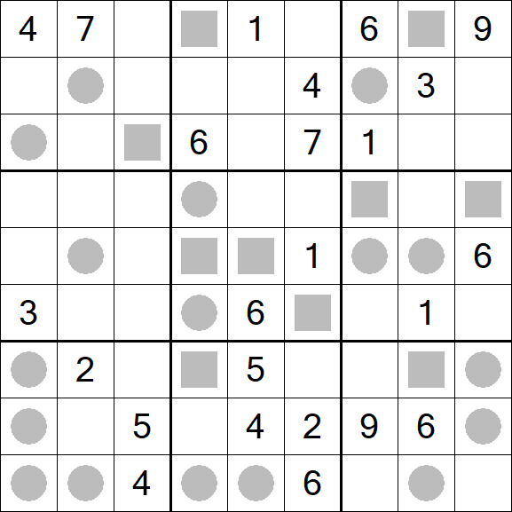 Even-Odd Sudoku - Difficile
