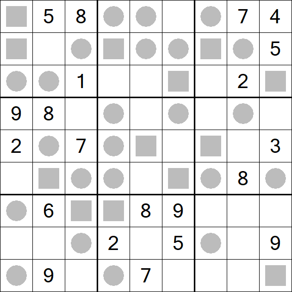 Even-Odd Sudoku - Difficile