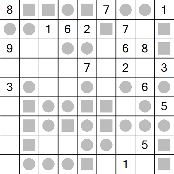 Even-Odd Sudoku - Difficile