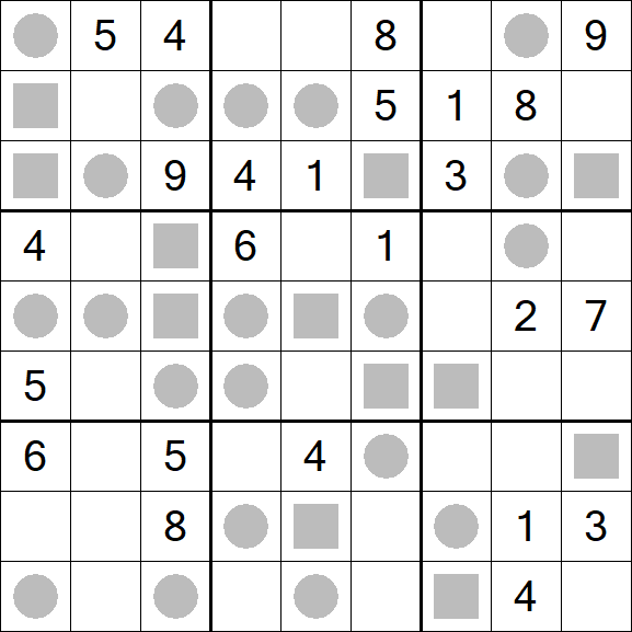Even-Odd Sudoku - Difficile