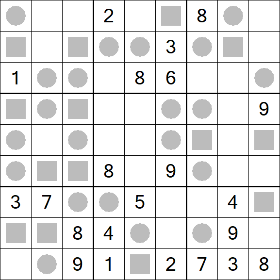 Even-Odd Sudoku - Difficile