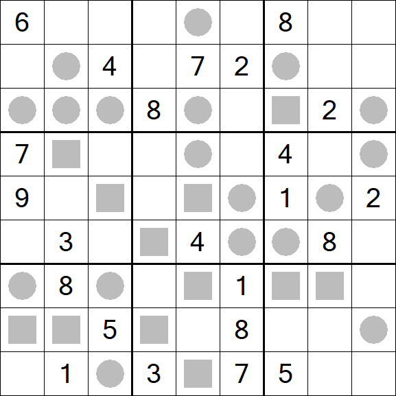 Even-Odd Sudoku - Difficile