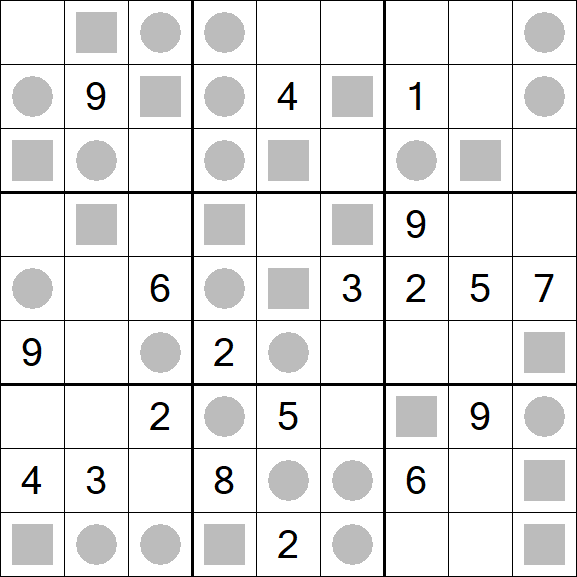 Even-Odd Sudoku - Difficile