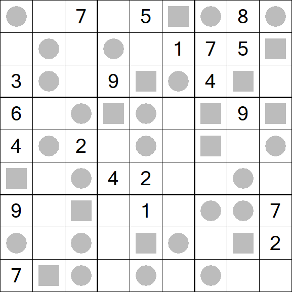 Even-Odd Sudoku - Difficile