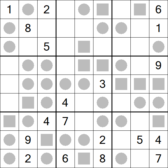 Even-Odd Sudoku - Difficile