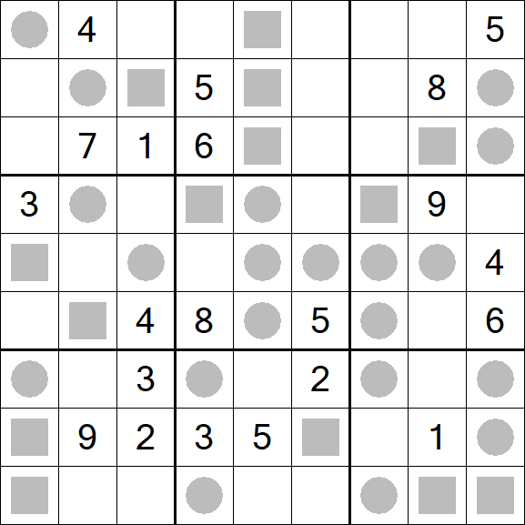 Even-Odd Sudoku - Difficile