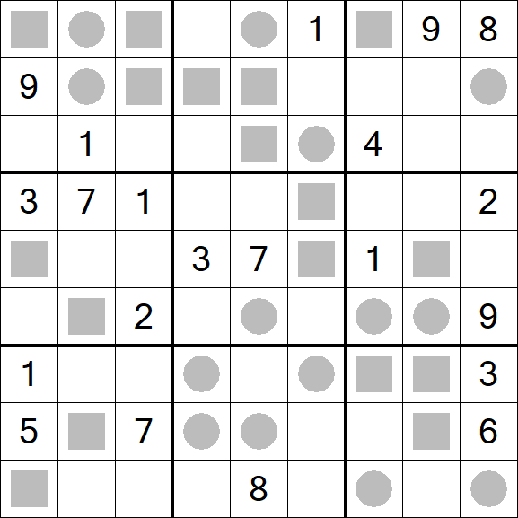 Even-Odd Sudoku - Difficile
