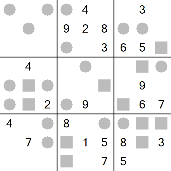 Even-Odd Sudoku - Difficile