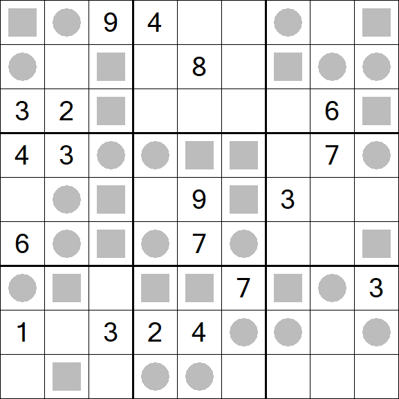 Even-Odd Sudoku - Difficile
