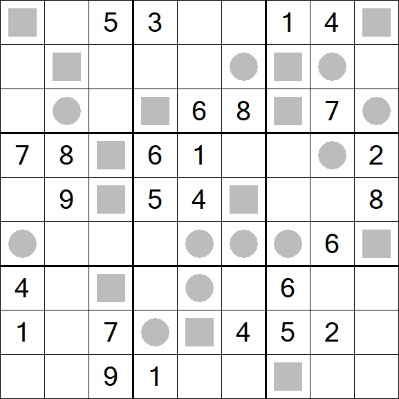 Even-Odd Sudoku - Difficile