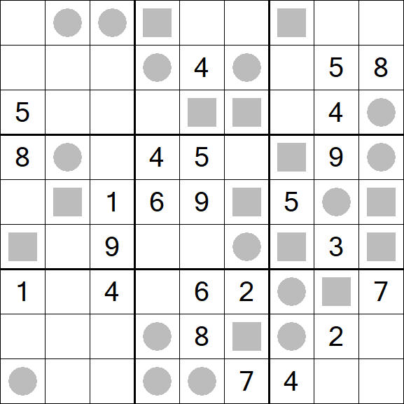Even-Odd Sudoku - Difícil