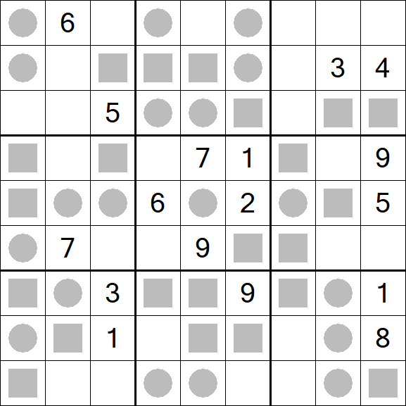 Even-Odd Sudoku - Difficile