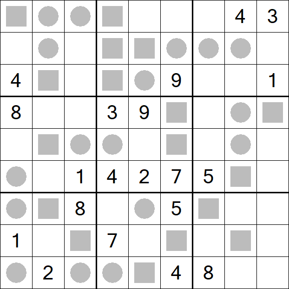 Even-Odd Sudoku - Difficile