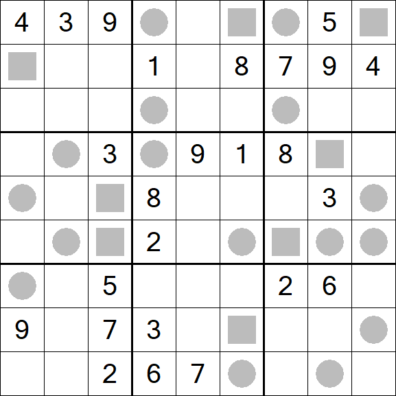 Even-Odd Sudoku - Difficile