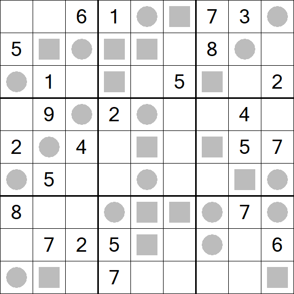 Even-Odd Sudoku - Difficile