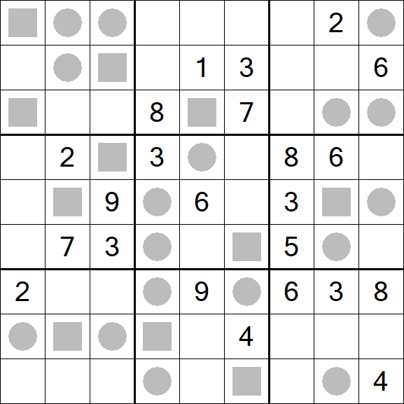 Even-Odd Sudoku - Difícil
