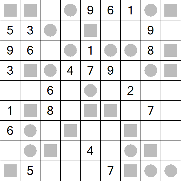 Even-Odd Sudoku - Difficile