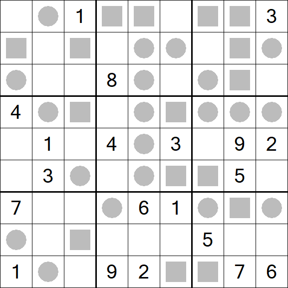 Even-Odd Sudoku - Difficile