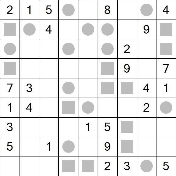Even-Odd Sudoku - Difficile