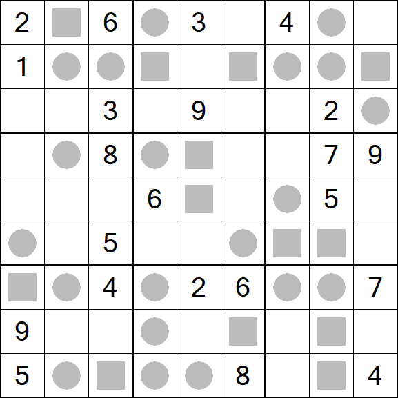 Even-Odd Sudoku - Difficile