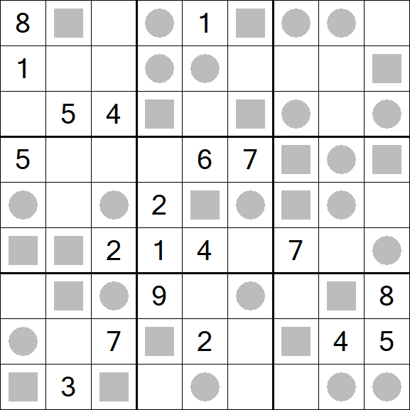 Even-Odd Sudoku - Difficile