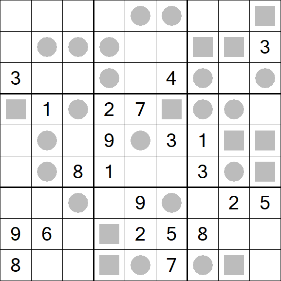 Even-Odd Sudoku - Difficile