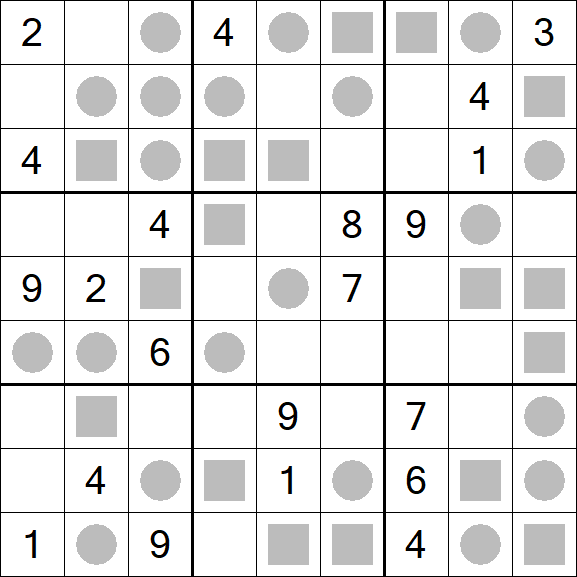 Even-Odd Sudoku - Difficile