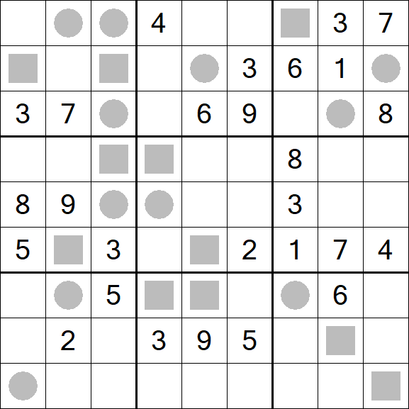 Even-Odd Sudoku - Difficile