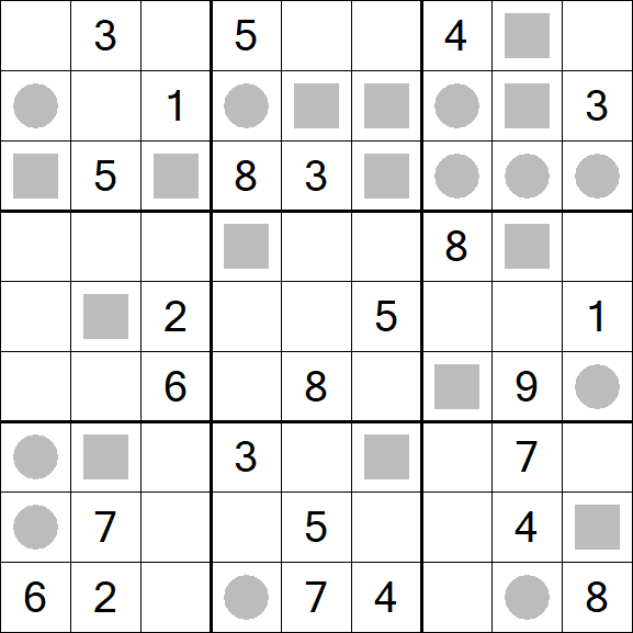 Even-Odd Sudoku - Difficile