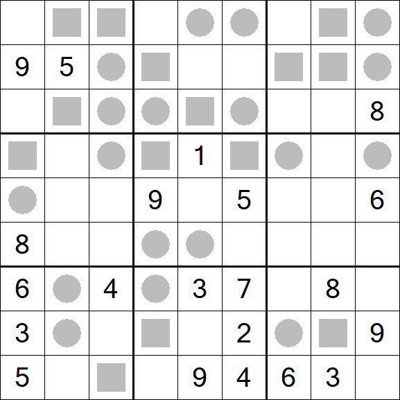 Even-Odd Sudoku - Difficile