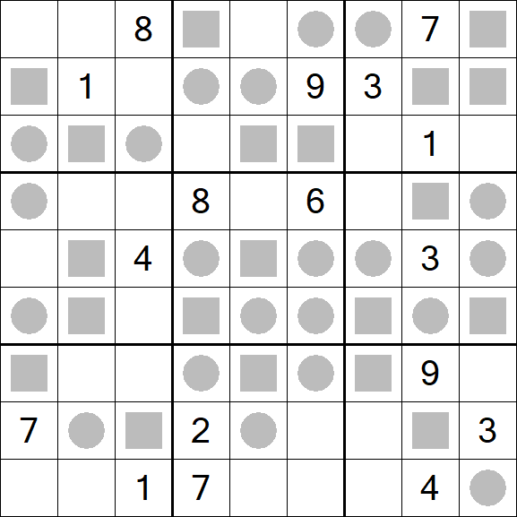 Even-Odd Sudoku - Difficile