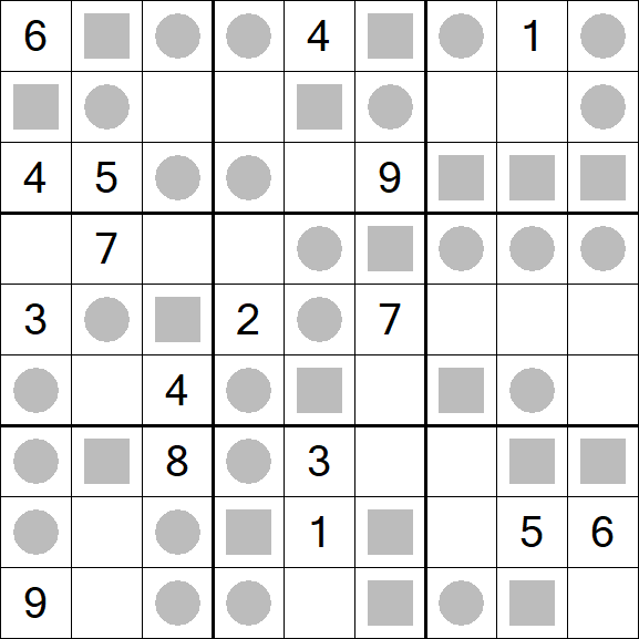 Even-Odd Sudoku - Difficile