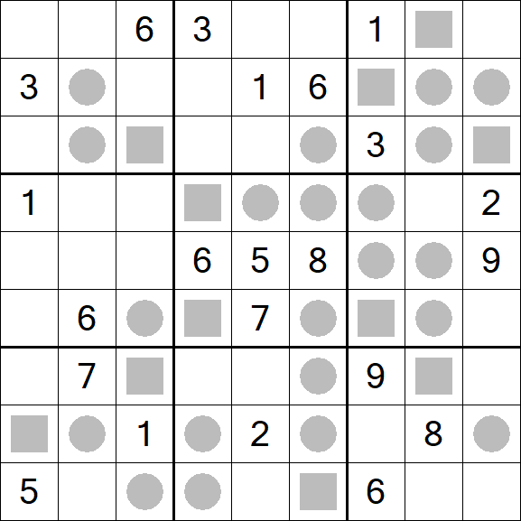 Even-Odd Sudoku - Difficile