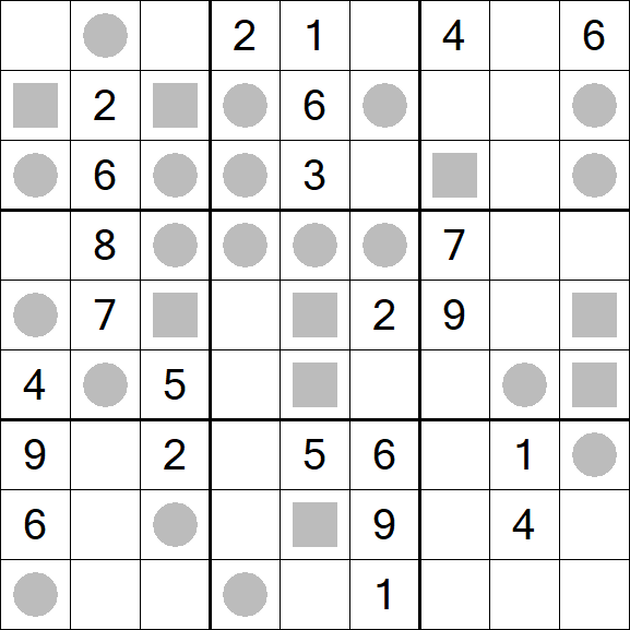 Even-Odd Sudoku - Difficile