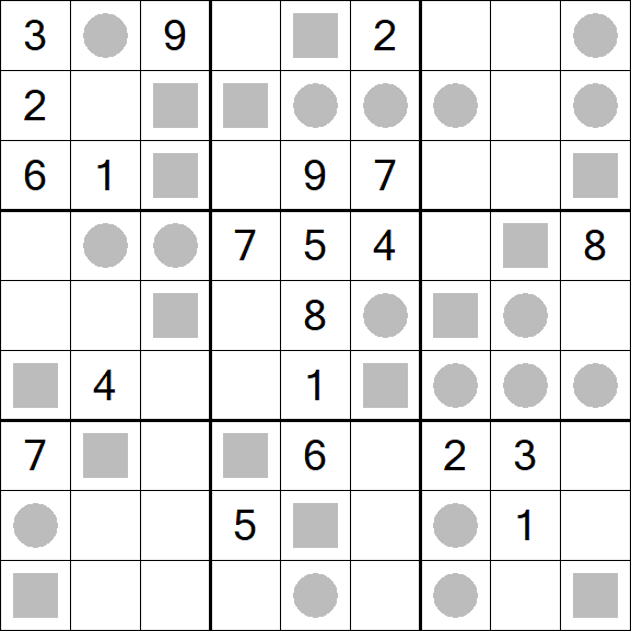 Even-Odd Sudoku - Difficile
