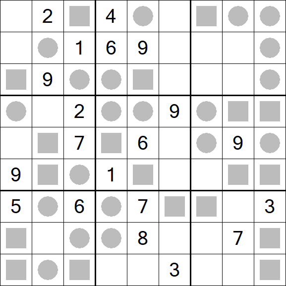 Even-Odd Sudoku - Difficile
